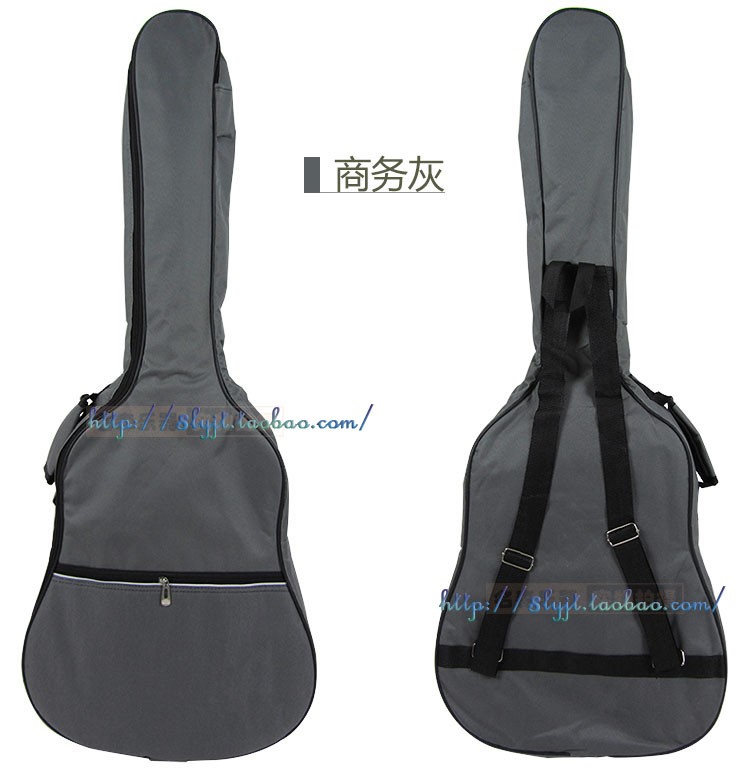 余豹(個體經(jīng)營)特價促銷 39-41寸加厚海綿雙肩吉他包，多色可選